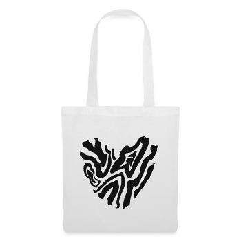 Heart of a Tiger - Tote Bag - white - Front