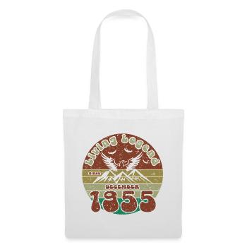 70th Birthday Living Legend since VIN 12/1955 - Tote Bag - white - Front