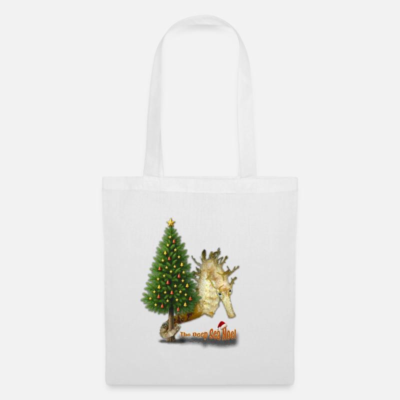Weihnachtsgrüße aus dem Riff - Stoffbeutel - Weiß