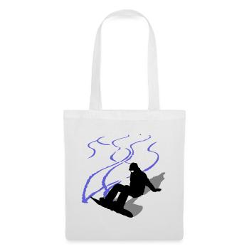 Planche à neige - Sac en tissu - blanc - Devant