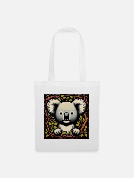Koala - Stoffbeutel - Weiß