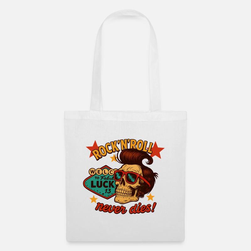 Rock'n'roll never dies! - Tote Bag - white