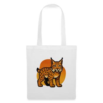 Lynx in sunset shade - Tote Bag - white - Front