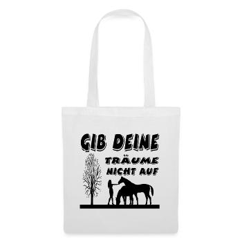 Chevaux - Sac en tissu - blanc - Devant