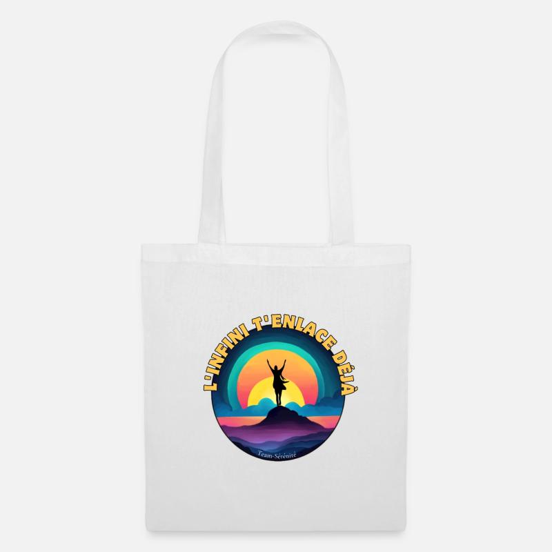 Infinity is already embracing you - Tote Bag - white