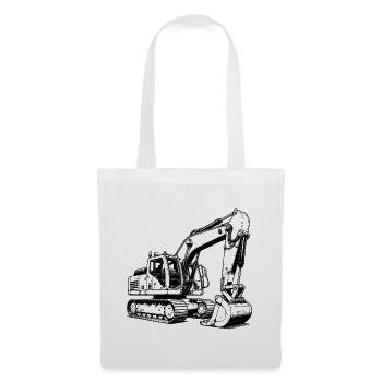 Toy Excavator - I Shovel Children's Dreams Free - Tote Bag - white - Front