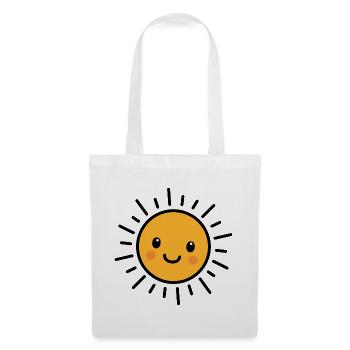 Kawaii Sun - Tote Bag - white - Front
