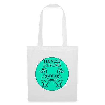 Oies Volant - Sac en tissu - blanc - Devant
