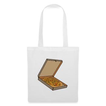 Pizza Box Pop Art Slice - Tote Bag - white - Front