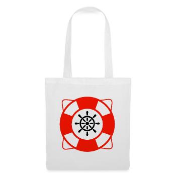 Voile - Sac en tissu - blanc - Devant