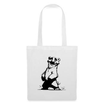 Smiling Polar Bear Favorite Mascot Sketch - Tote Bag - white - Front
