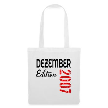 19th birthday December 2007 - Tote Bag - white - Front