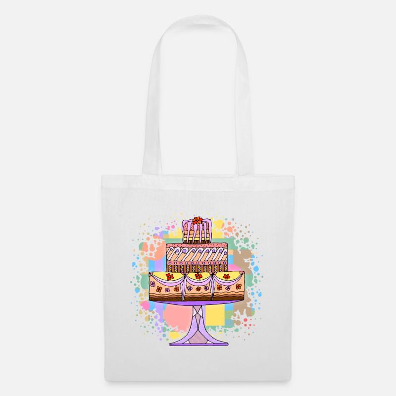Cake - Tote Bag - white