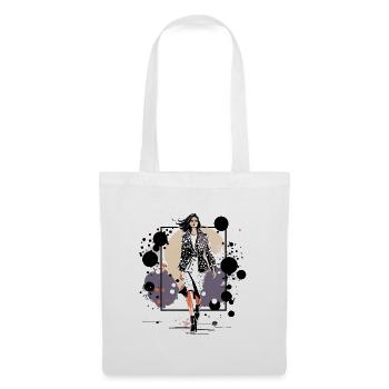 Night Leather Icon - Tote Bag - white - Front