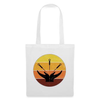 Akupunkteur Vintage Sunset Healing Hands - Stoffbeutel - Weiß - Vorne