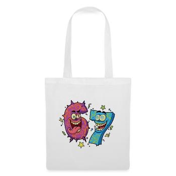 Six Seven Monsters - Tote Bag - white - Front