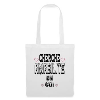 Cherche Amabilité en CDI - Sac en tissu - blanc - Devant