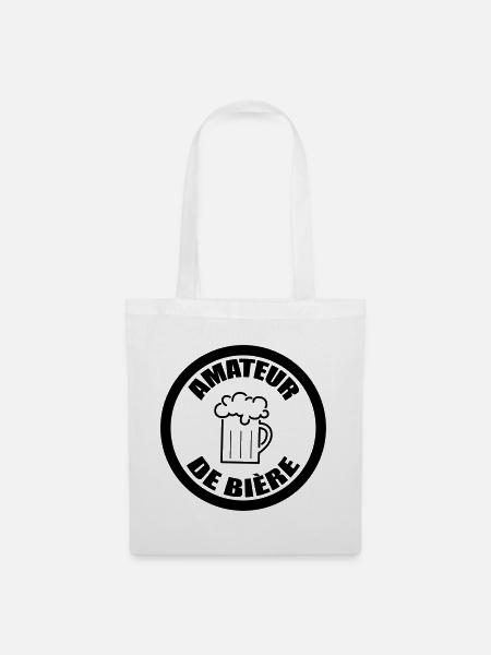 Bierliebhaber | Alkohol - Stoffbeutel - Weiß