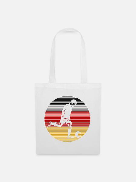 Fussball - Stoffbeutel - Weiß