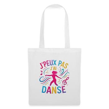 I Can't I Danced — Colorful Sparkle - Tote Bag - white - Front