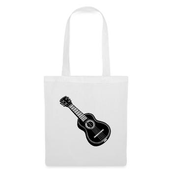 Ukulele - Stoffbeutel - Weiß - Vorne