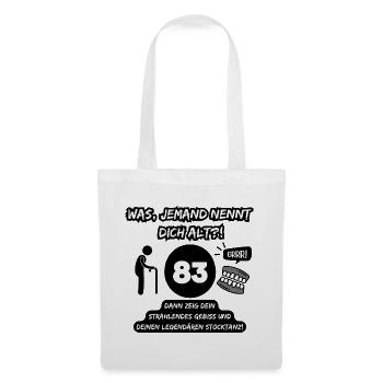 83 et légendaire : Mords, baguette en train de danser ! - Sac en tissu - blanc - Devant