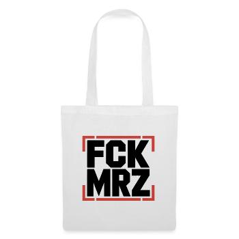 Copy of FCK MRZ  - Anti CDU/CSU Logo - Stoffbeutel - Weiß - Vorne