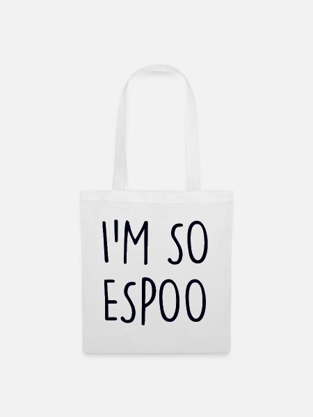 Espoo Finland - Stoffbeutel - Weiß
