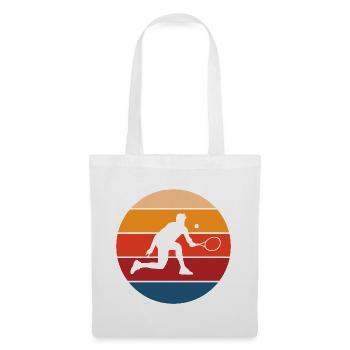 tennis - Sac en tissu - blanc - Devant