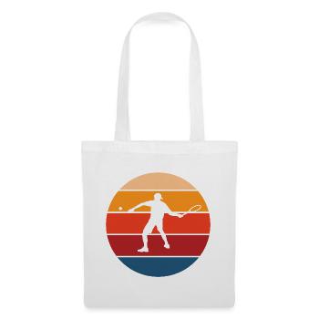 tennis - Sac en tissu - blanc - Devant