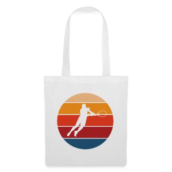 tennis - Sac en tissu - blanc - Devant