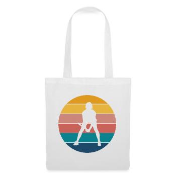 tennis - Sac en tissu - blanc - Devant