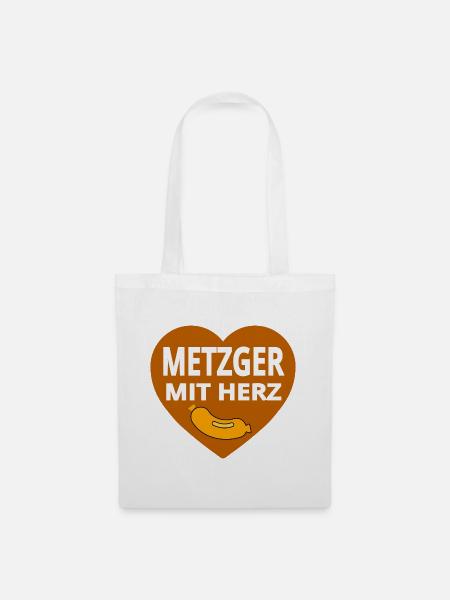 Metzger - Stoffbeutel - Weiß