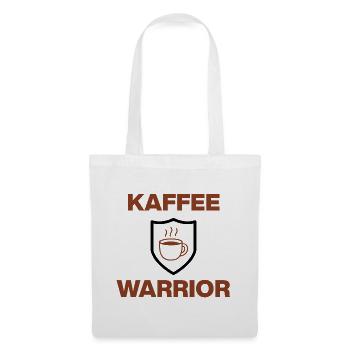 Coffee Warrior – no bean, no fight - Tote Bag - white - Front