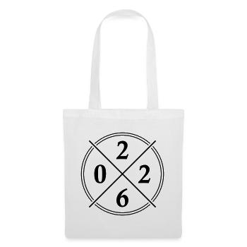 2026 Symbol - Stoffbeutel - Weiß - Vorne