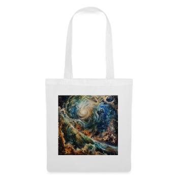Cosmic Swirl Galaxy - Tote Bag - white - Front