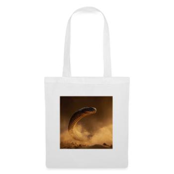 Golden Cobra in the Desert Desert Dust - Tote Bag - white - Front