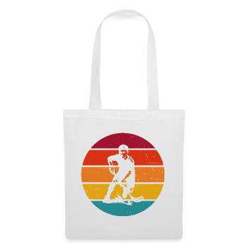 Characterful floorball design - Tote Bag - white - Front