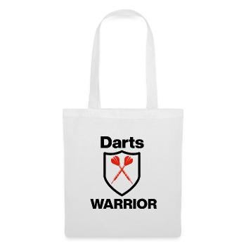 Guerrier des fléchettes – Édition Bouclier, Darts Junkie, 180 - Sac en tissu - blanc - Devant