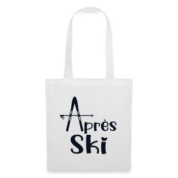 Liebe Après-Ski - Stoffbeutel - Weiß - Vorne