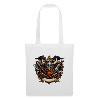 Viking Warrior Helmet - Tote Bag - white - Front