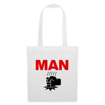 Man Punch – Power Fist! Harald, Reality, Meme - Tote Bag - white - Front