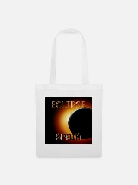 ECLIPSE SPANIEN, August 2026 - Stoffbeutel - Weiß
