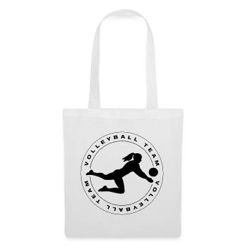 Équipe de volley-ball Mannschaft - Sac en tissu - blanc - Devant