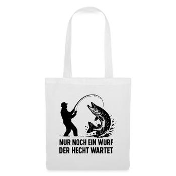 Pike Waiting A Cast Fishing Angler Gift - Tote Bag - white - Front