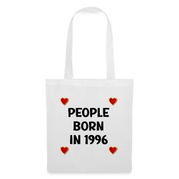 Birthday 1996 - Love Heart - Tote Bag - white - Front