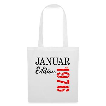 51st birthday January 1976 - Tote Bag - white - Front