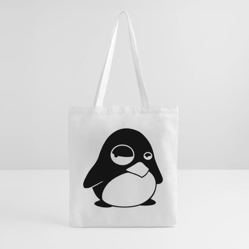 Grumpy Tux – Drôle de Penguin Linux pour les geeks Sac en tissu