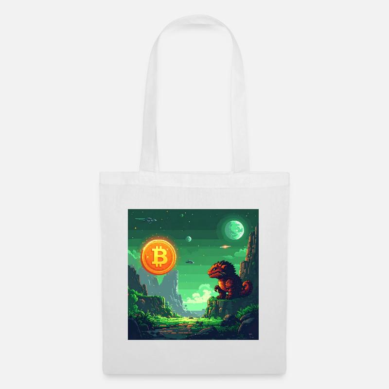 Space Bitcoin Odyssey - Tote Bag - white