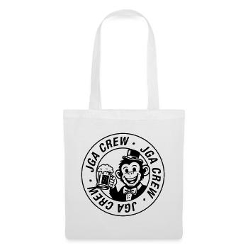 Enterrement de vie de garçon du groupe Bachelor Crew Singe - Sac en tissu - blanc - Devant